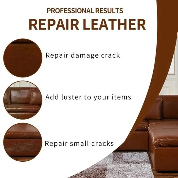 LeatherGel 1+1 GRATIS: Ultimativ Lædergel Reparation Og Restaurering Beige