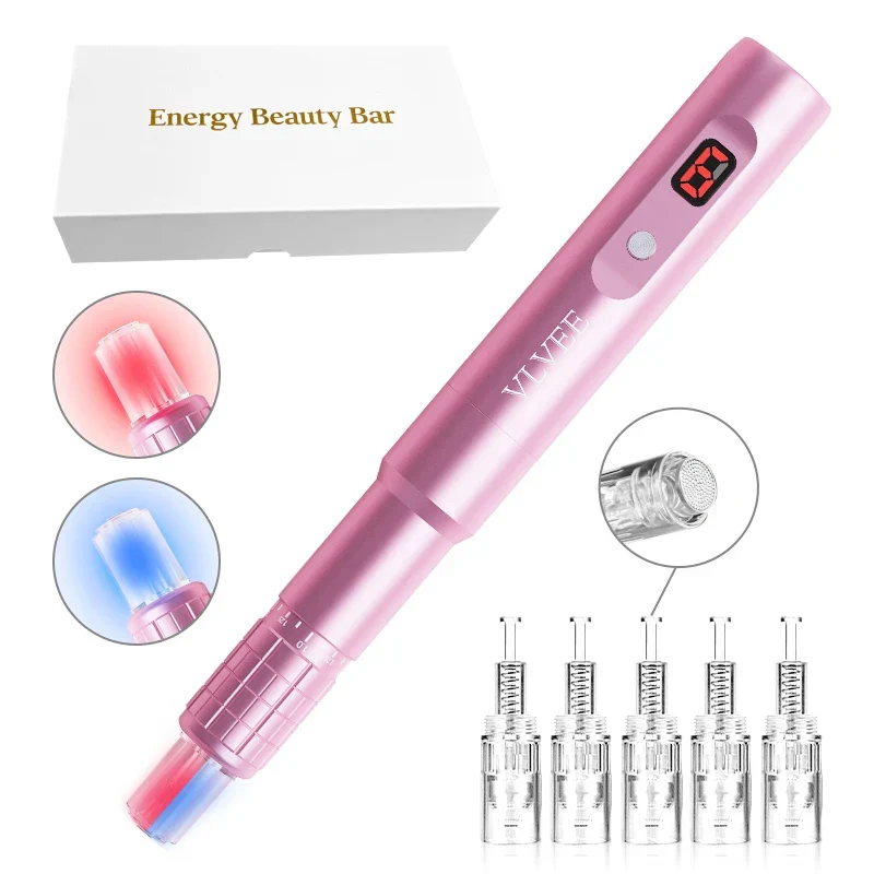 LED Microneedling Device | Dual Light Therapy Skin Care System