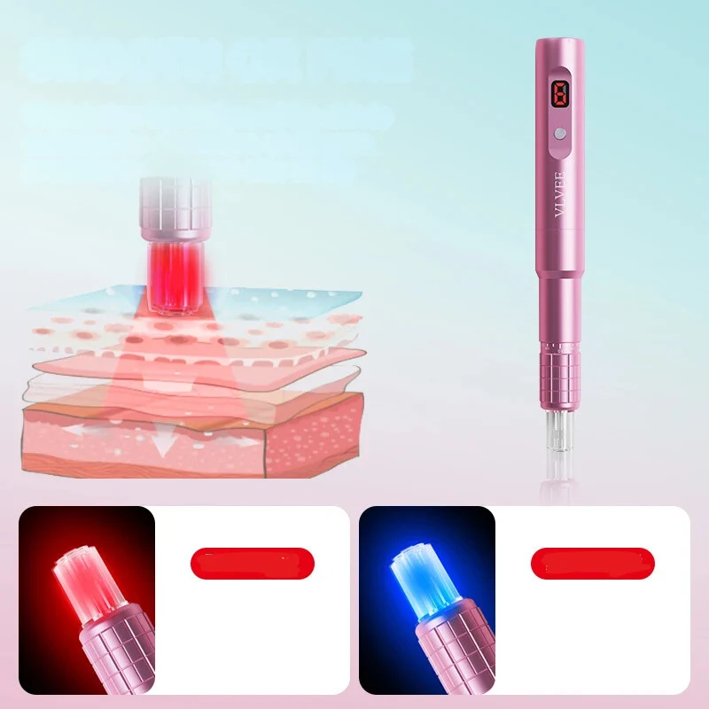 LED Microneedling Device | Dual Light Therapy Skin Care System