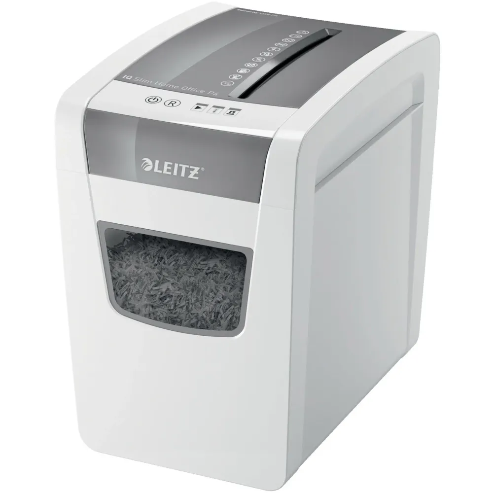 Leitz IQ Slank Home Office 10M P4 krydsmakulator i hvid
