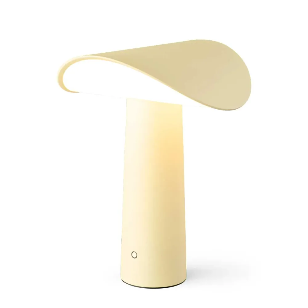 Lium mobile bordlampe lysegul