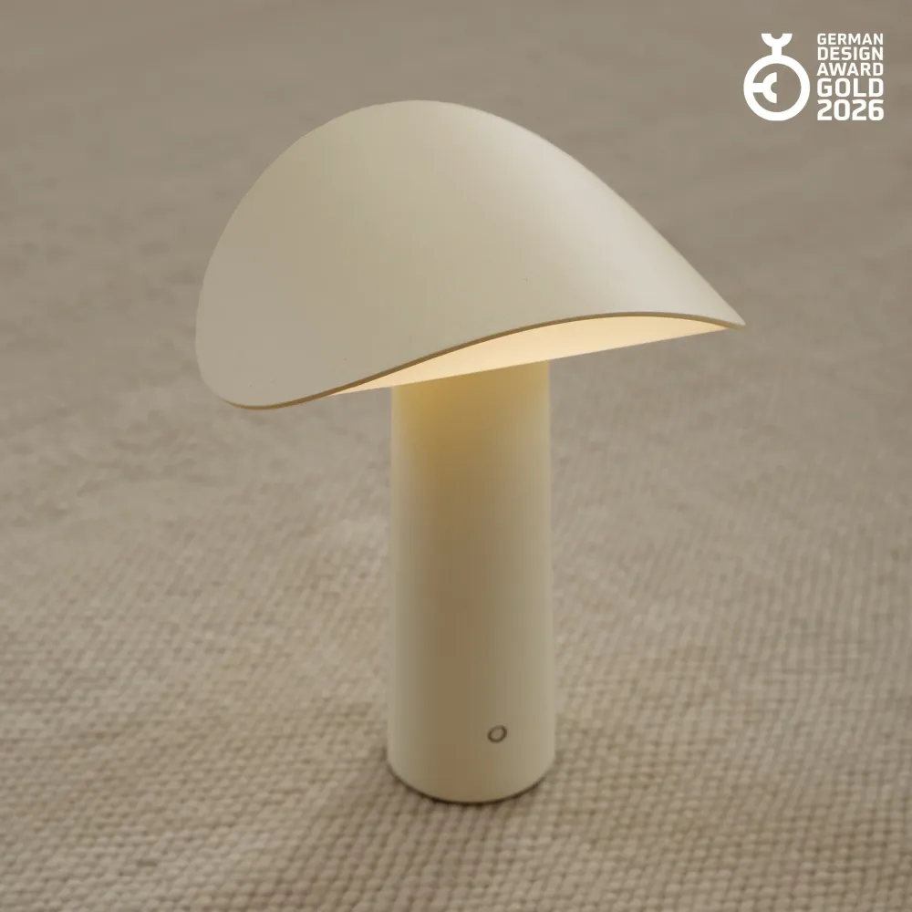 Lium mobile bordlampe lysegul
