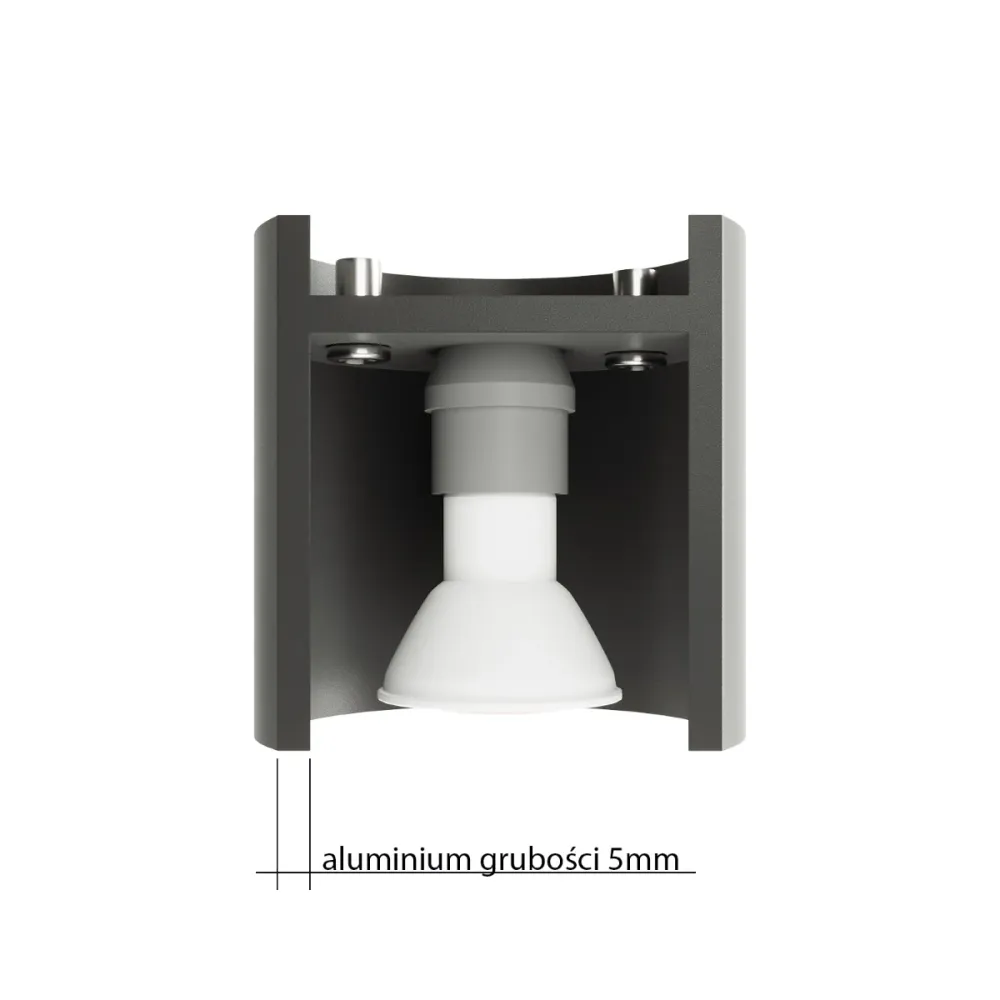 Loftlampe INEZ Quick-Release Graa