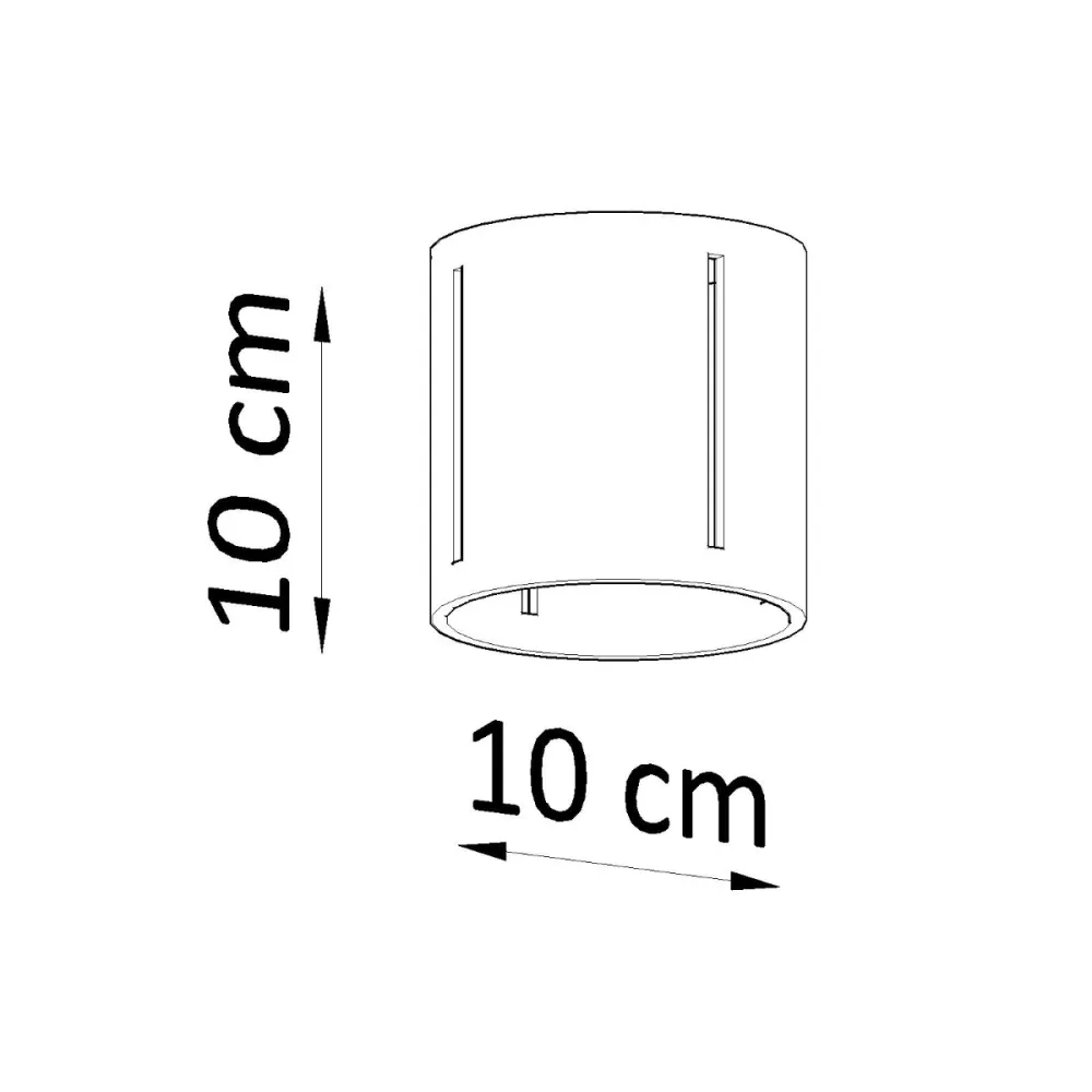 Loftlampe INEZ Quick-Release Graa