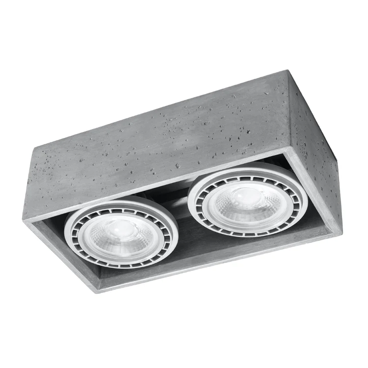 Loftslampe QUATRO 2 beton Kit Accessories