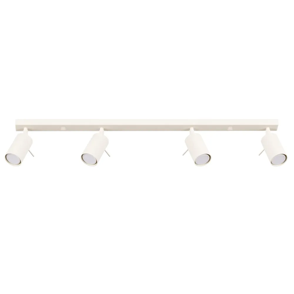 Loftslampe RING 4L Brushed Nickel Beige