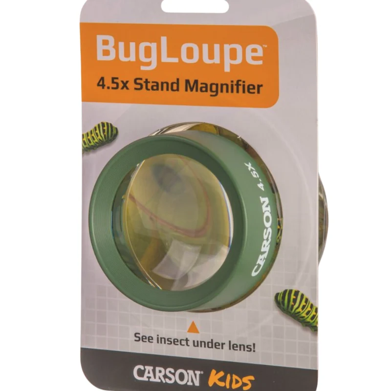 Lup - Carson 4.5x Bug loupe Magnifier Kit Accessories