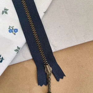 Lynlås 28 cm - Indigo