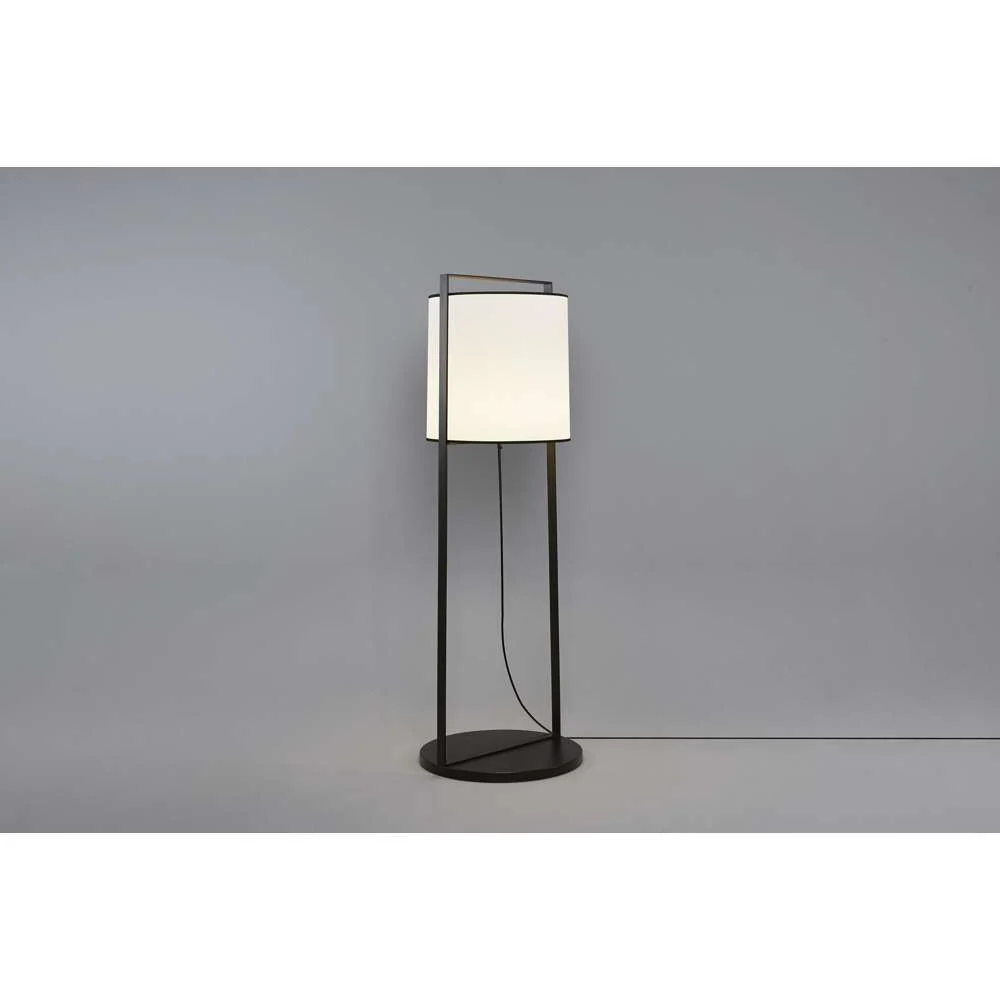 Macao 551.64 floor sand black + white fabric Gulvlampe