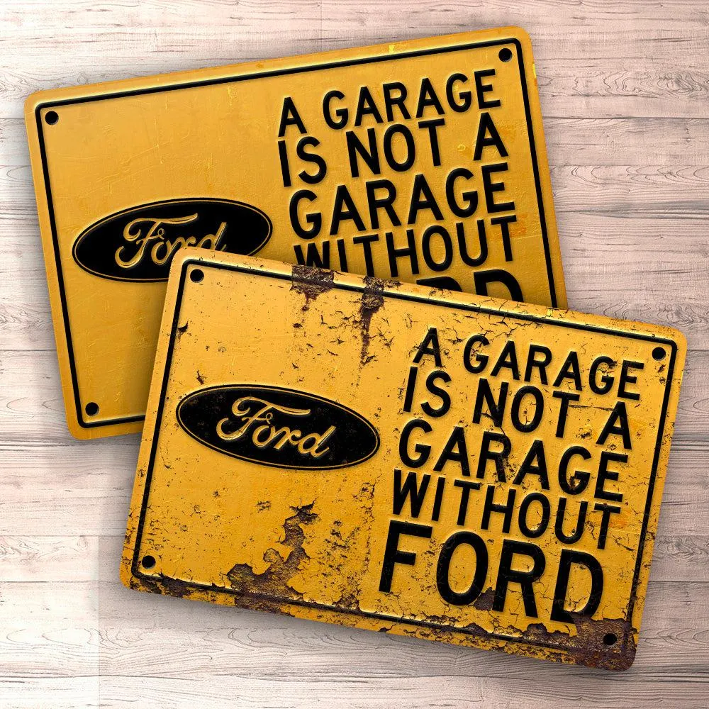 Magnetisk Ford Garage Is Not Garage Without Ford Skilte, Musemåtte, Dørmåtte