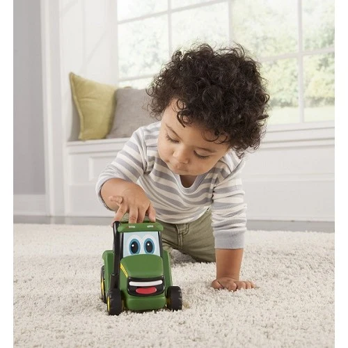 Magnetisk John Deere Push & Roll Johnny Traktor