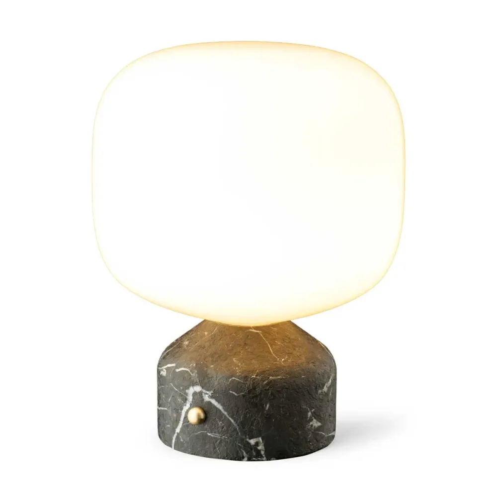 Meemo portable bordlampe onyx marmor