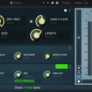 Melda MReverb Quick-Release