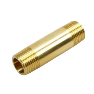 Messing nippelrør 1/2" x 80 mm