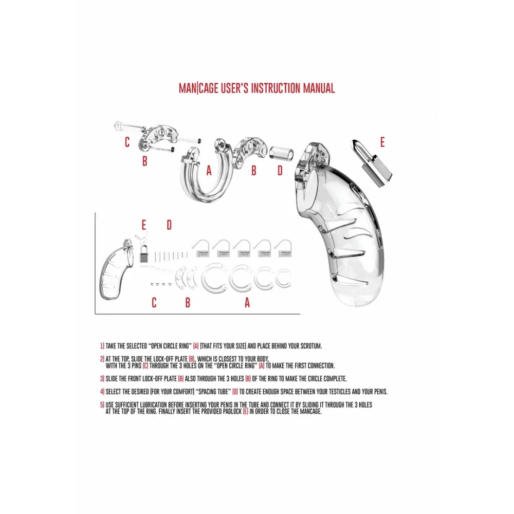 Model 05 Chastity Cock Cage - 5,5 / 14 cm