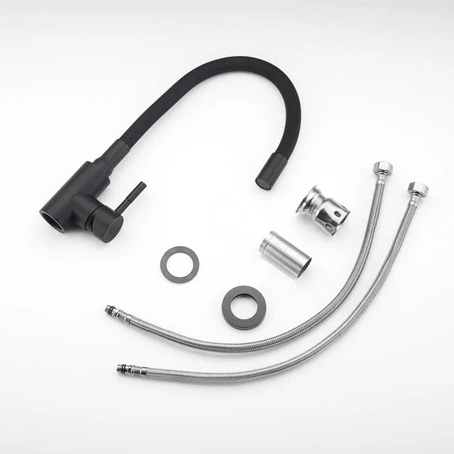 Modern Basin Mixer Tap | Matte Black High Arc Design