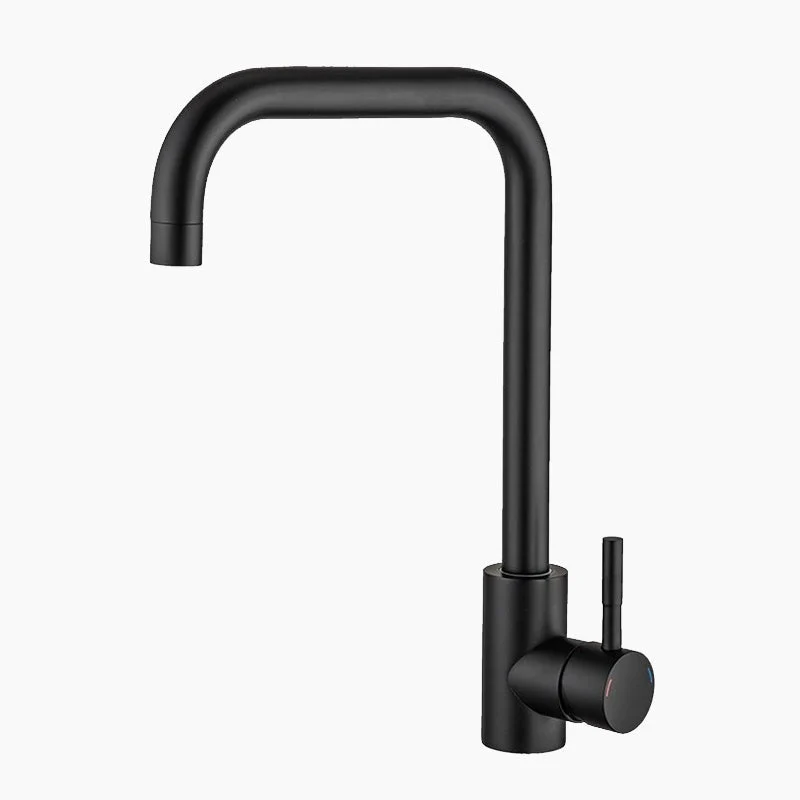 Modern Basin Mixer Tap | Matte Black Square Design