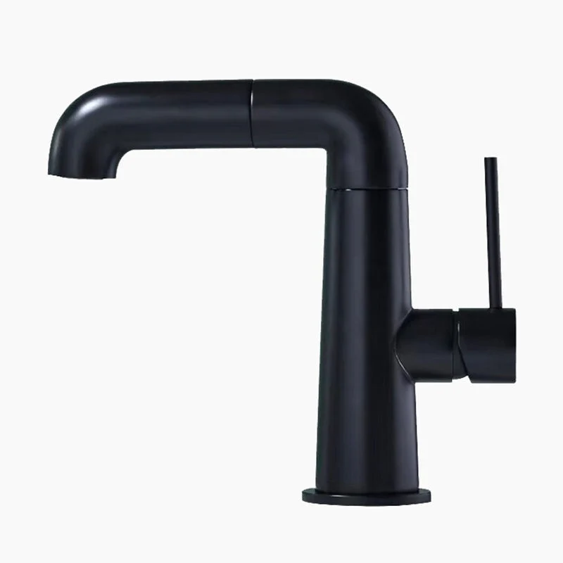 Modern Basin Mixer Tap | Matte Black Rotatable Design