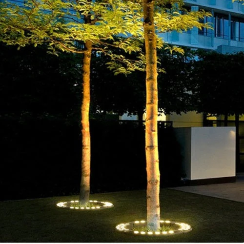 Modern Tree Ring Light | LED Garden Spotlight System Small