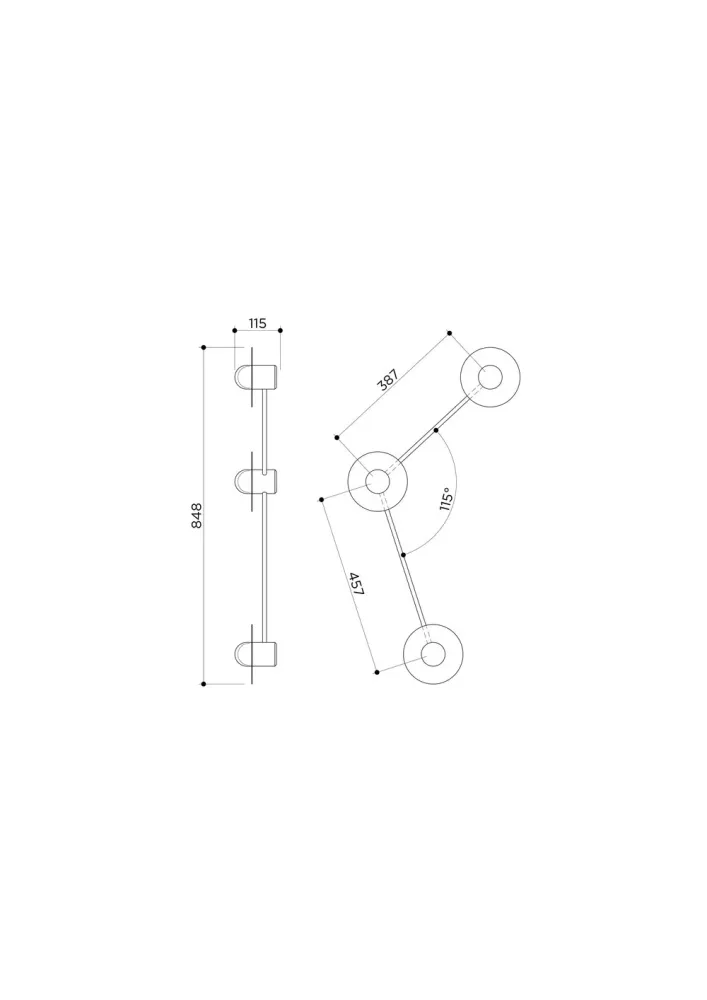 Multifunktionel Alba Tretrins Wall Angle