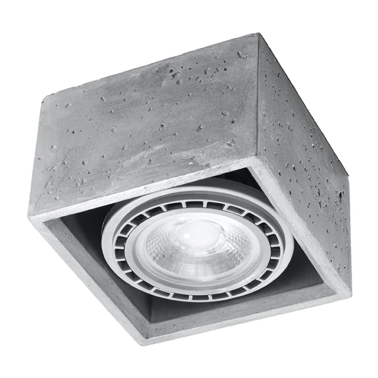 Multifunktionel Loftlampe QUATRO 1 beton