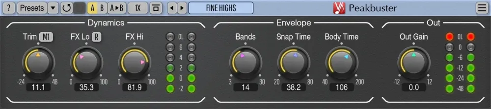 Multifunktionel Peakbuster