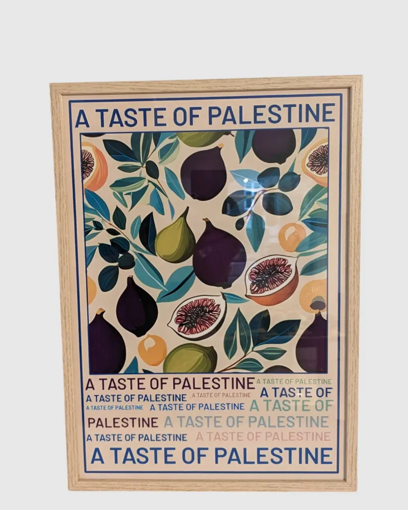 Multifunktionel Støtteplakat Taste Palestine