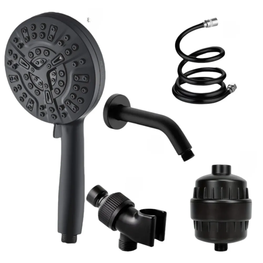 Multi-Mode Shower Head | 10-Setting Water Filter System Chrome
