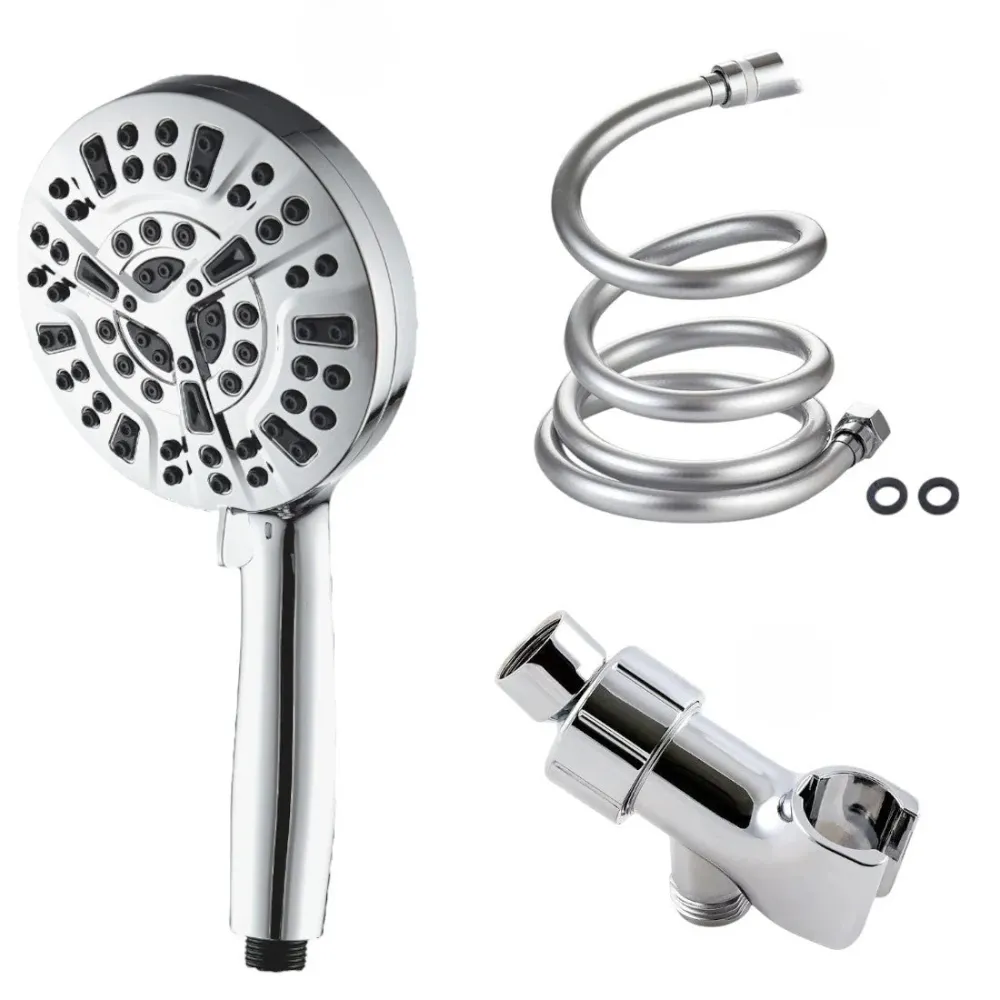 Multi-Mode Shower Head | 10-Setting Water Filter System Chrome