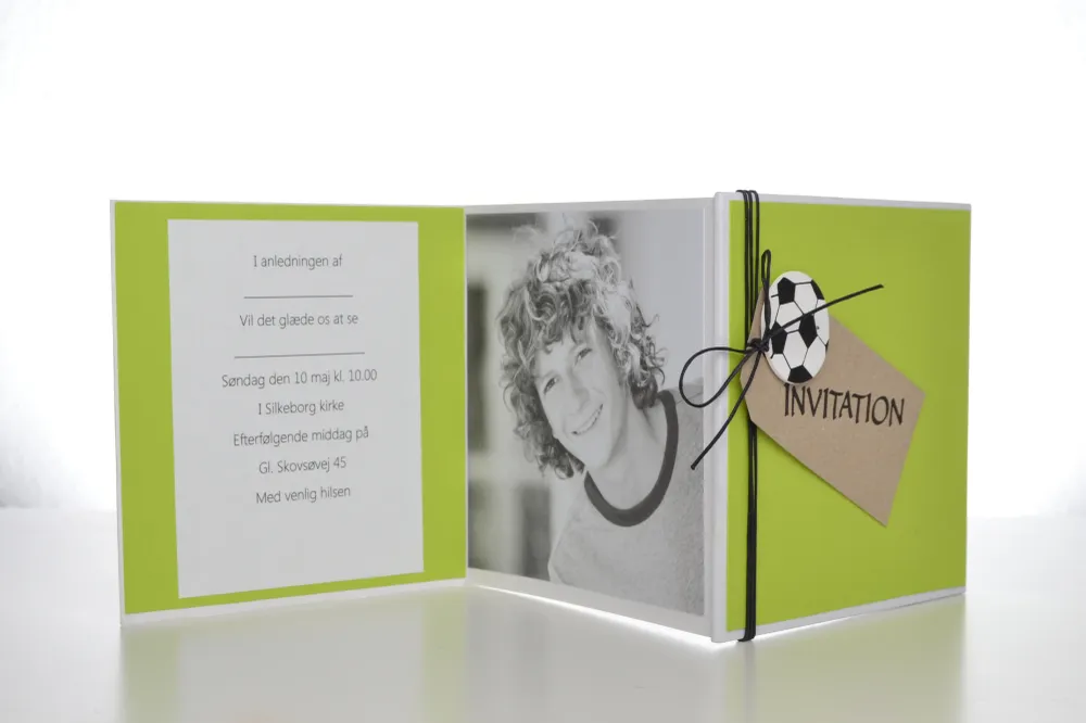 Multi-Purpose Invitation Balder diy, Lime