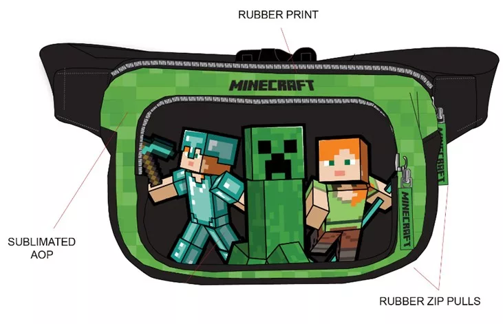 Multi-Purpose Minecraft mavetaske 20 cm