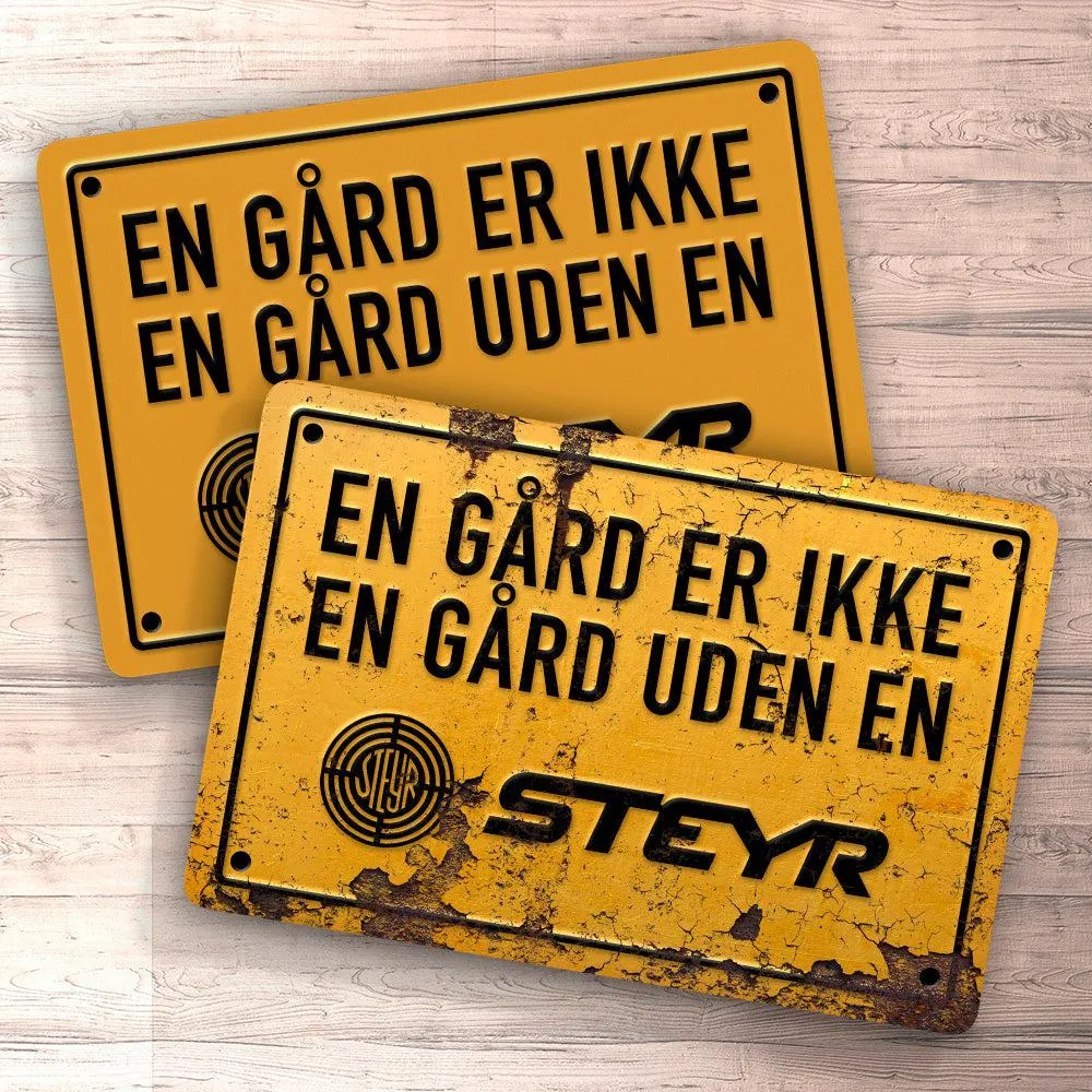 Multi-Purpose Steyr En Gård Er Ikke En Gård Uden En Steyr Skilte, Musemåtte, Dørmåtte