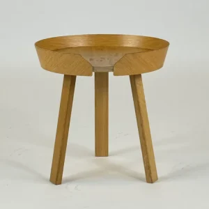 Muuto Around Sofabord - Eg Ø45 cm Brushed Nickel