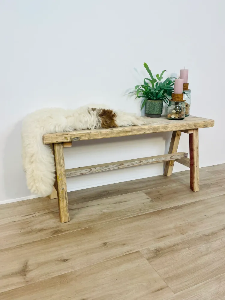 Nordisk Bænk af Genbrugsplanker | Lifetime Warranty 100