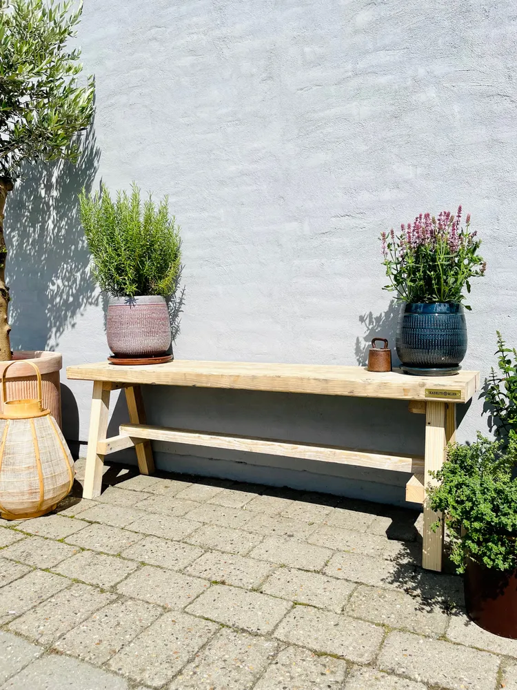 Nordisk Bænk af Genbrugsplanker | Lifetime Warranty 100