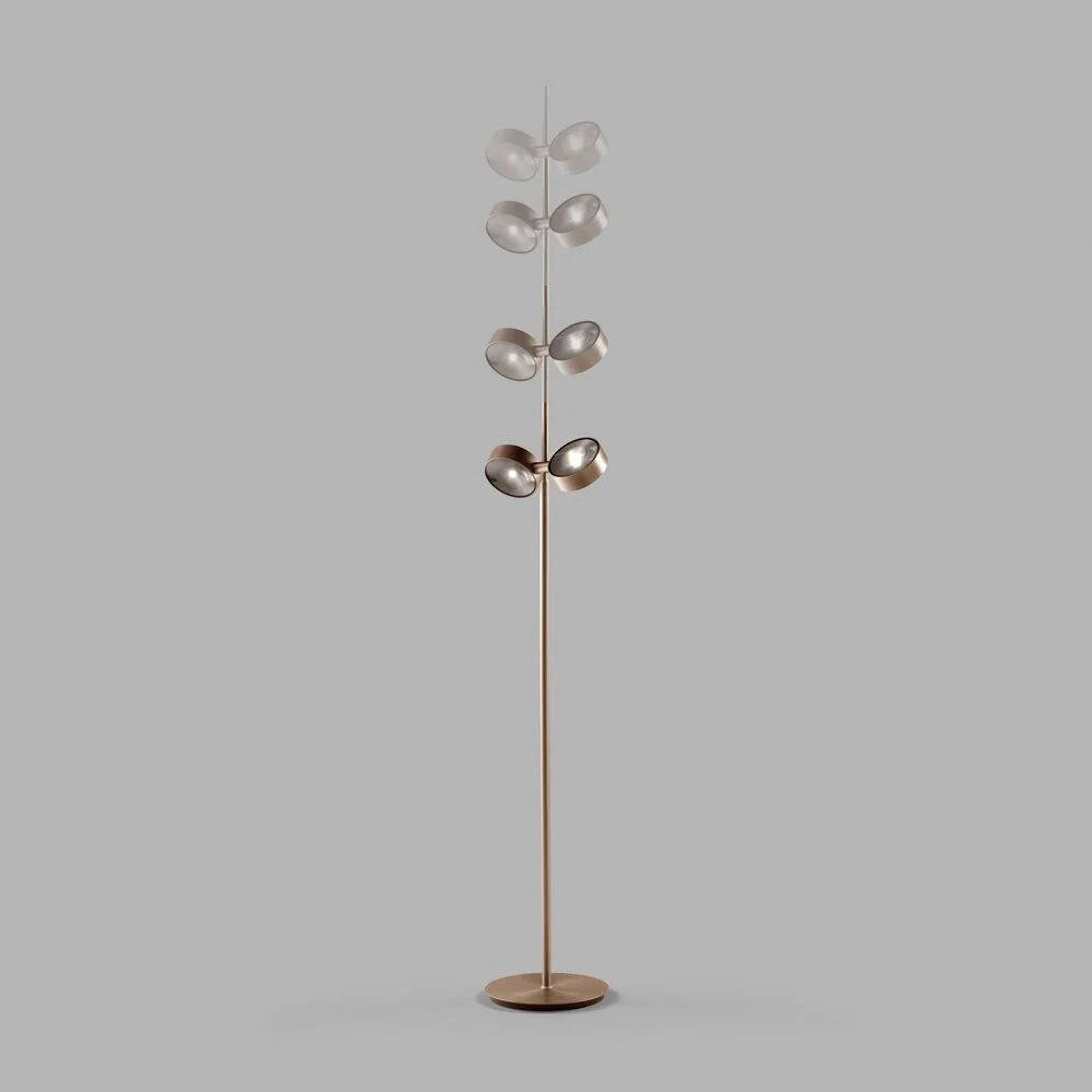 Orbit Floor Gulvlampe Rose Forgyldt