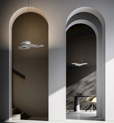 Overlap pendel fra Rotaliana Home & Workshop Satin
