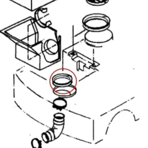 Pakning f/sugeslange CA340 Vibration Reduction
