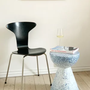 Pale Sapphire Moon Stool