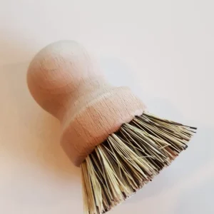 Pandebørste af bøgetræ - Ø6 cm