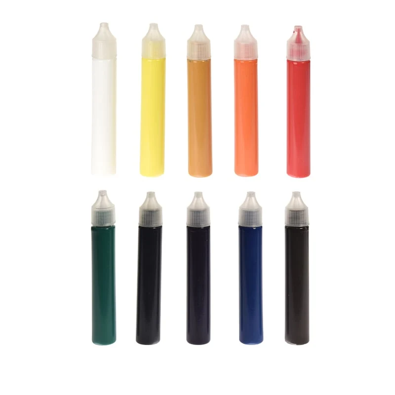 Perspex malepenne multifarvet 8 stk