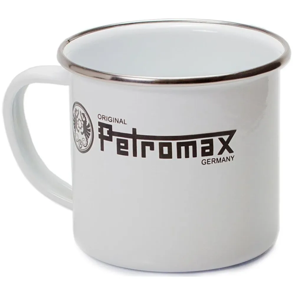 Petromax enamel mug Emalje kop ivory Brushed Nickel