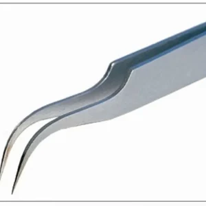 Pincet 120 mm m/fin bøjet spids