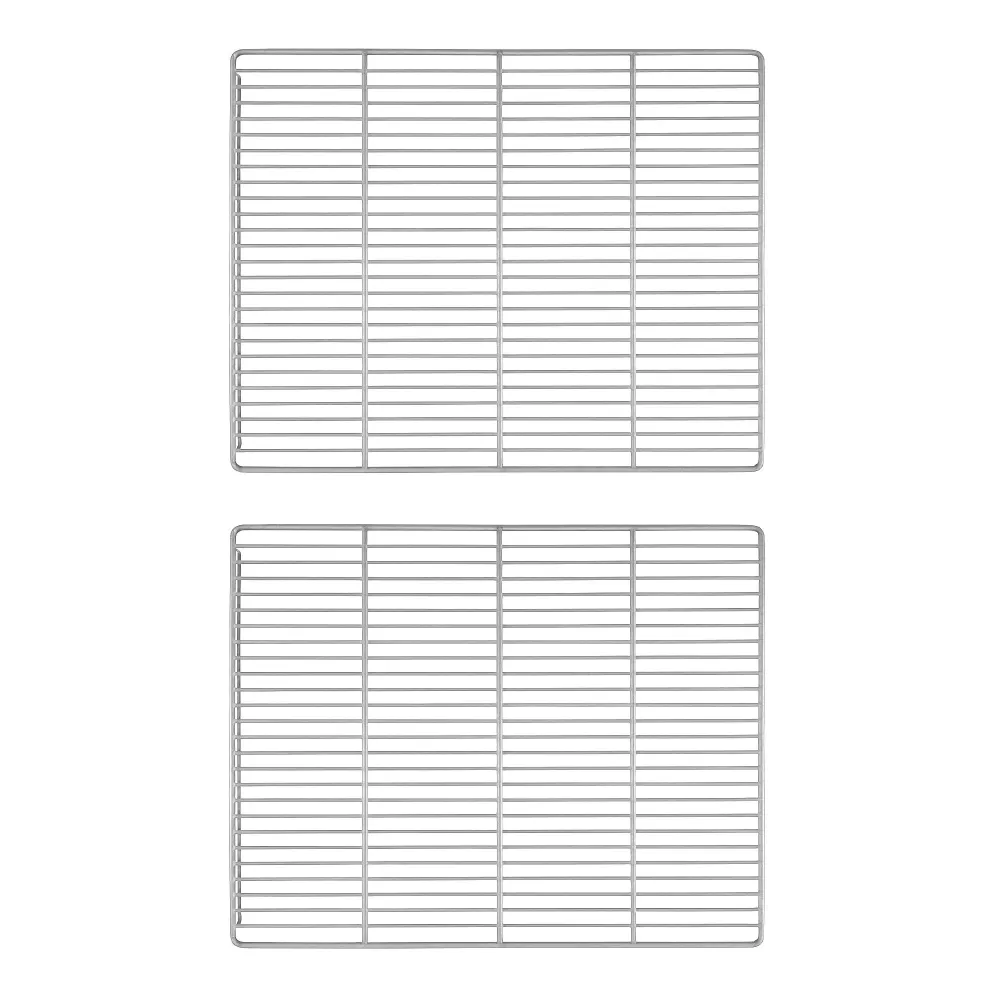 Plastbelagt gitterhylde - 650 x 530 mm