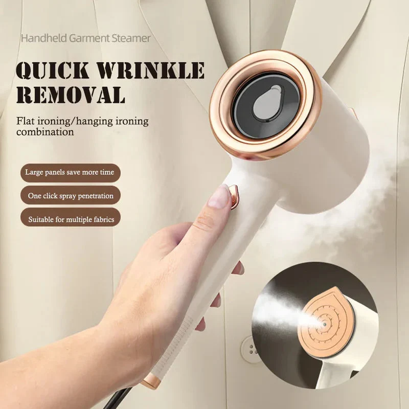 Portable Garment Steamer | One-Click Wrinkle Removal System Green