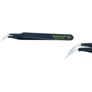 Præcisions Pincet ESD buet ende 120mm