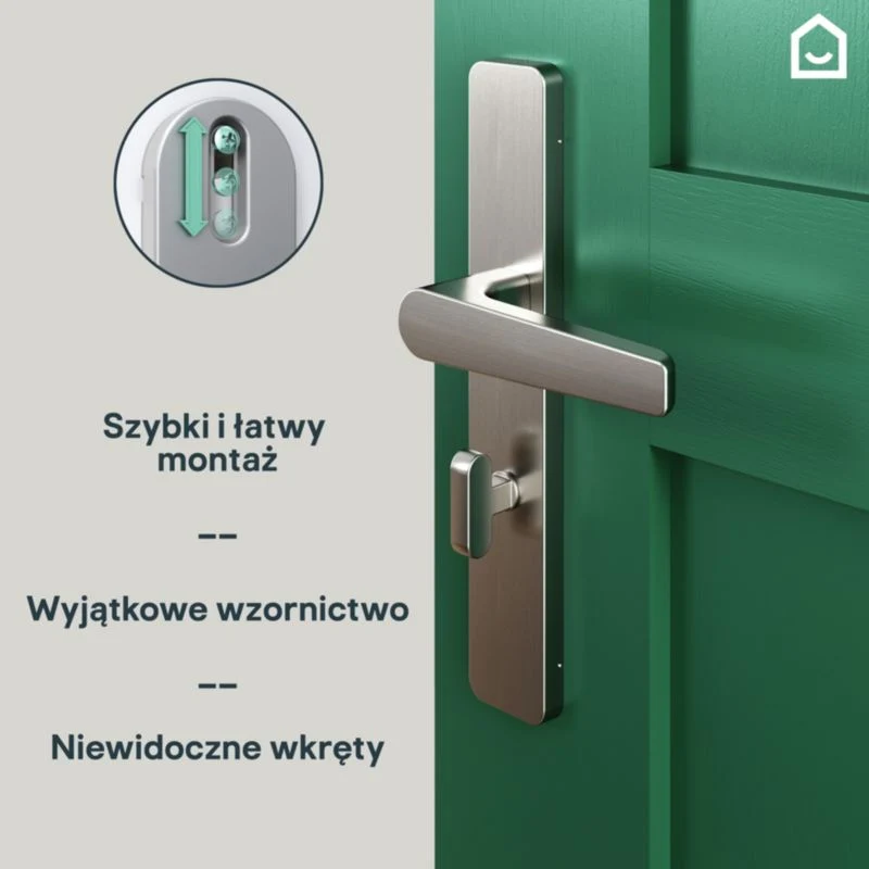 Precision GoodHome Rugged WC-greb i satin-nikkel