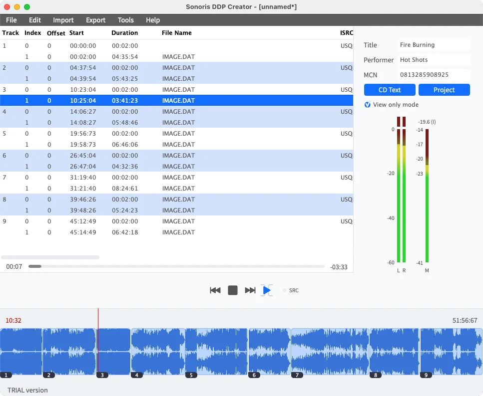 Precision Sonoris DDP Creator Pro