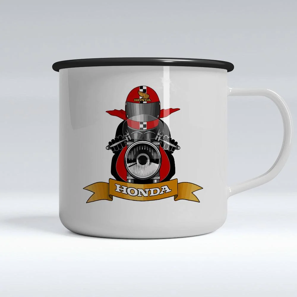 Premium Quality Honda Biker Emaljekrus