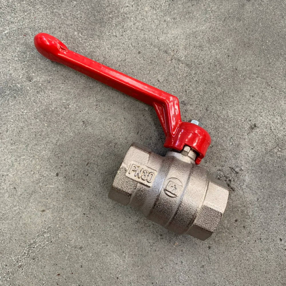 Premium Quality 3/4" kuglehane med L-greb mu/mu